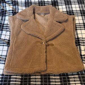 Cozy Tan Sherpa Jacket